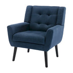 Sillón ergonómico de terciopelo suave para sala de estar