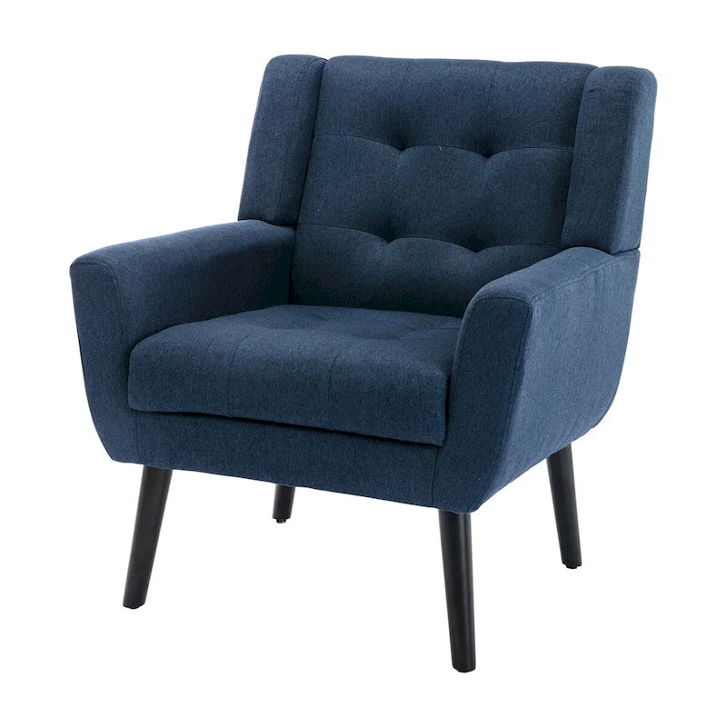 Sillón ergonómico de terciopelo suave para sala de estar