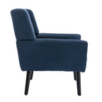 Sillón ergonómico de terciopelo suave para sala de estar