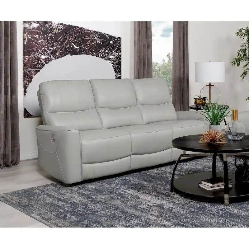 Sofá reclinable eléctrico tapizado Ashland