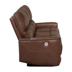 Sofá reclinable eléctrico tapizado Ashland