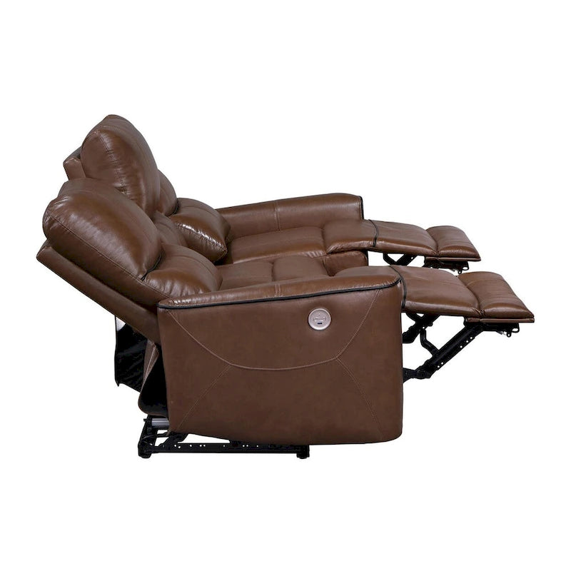Sofá reclinable eléctrico tapizado Ashland