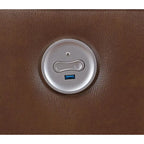 Sofá reclinable eléctrico tapizado Ashland