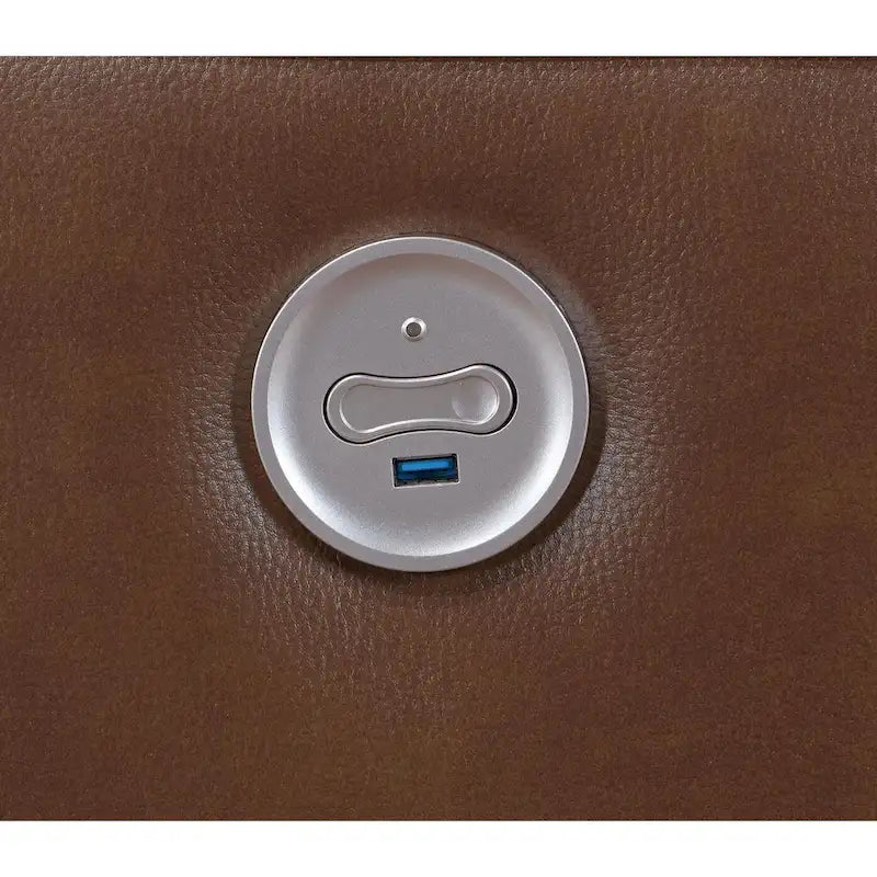 Sofá reclinable eléctrico tapizado Ashland