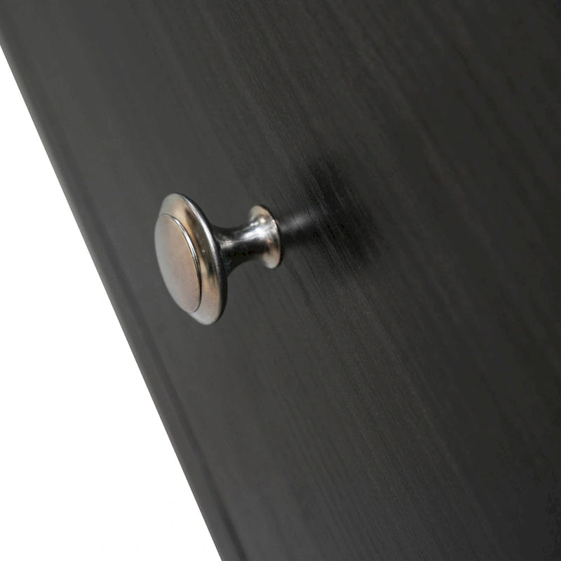Credenza para TV Rochester con 2 cajones, 4 estantes y patas de hierro
