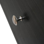 Credenza para TV Rochester con 2 cajones, 4 estantes y patas de hierro