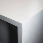 Credenza para TV Rochester con 2 cajones, 4 estantes y patas de hierro
