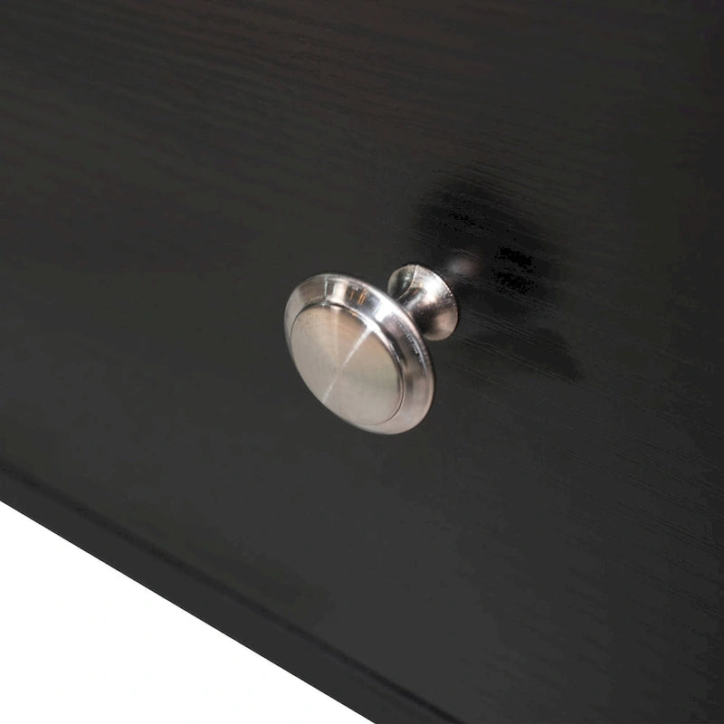 Credenza para TV Rochester con 2 cajones, 4 estantes y patas de hierro