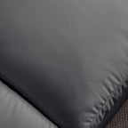 Sofá moderno en forma de L de piel sintética con chaise longue reversible