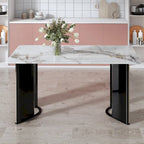 Mesa de comedor rectangular con 4 sillas