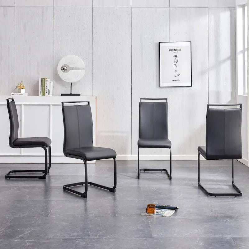 Mesa de comedor rectangular con 4 sillas